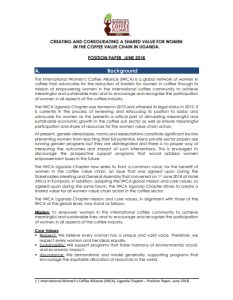 Position Paper – IWCA Uganda Chapter, June 2018
